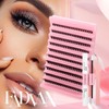 FADVAN Custom Eyelash Extension Kit False Eyelashes D Curl with
