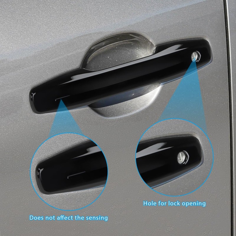 DLOVEG Upgraded Snap-on Door Handle Cover Compatible for 2026 Toyota