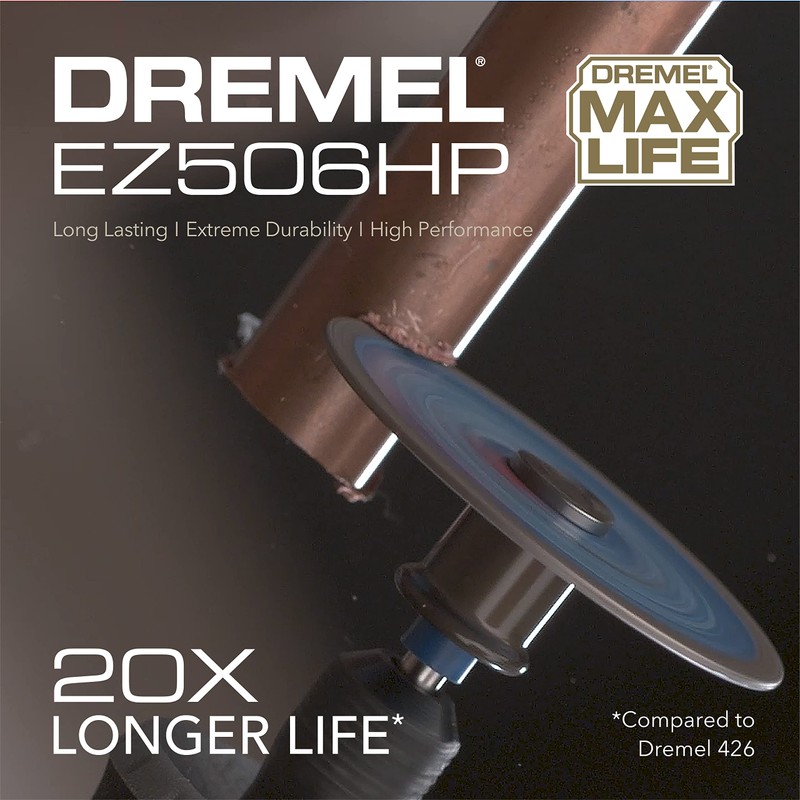 Dremel Max Life EZ506HP 1-12“ (38.1mm) High Performance Premium Metal