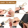 sourcing map 2Pcs Detachable Snap Hook Swivel Clasp 1 1/2"