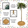 Tree Buddees 7 Foot Palm Christmas Tree Sand Colored Skirt