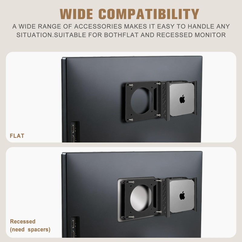 VESA Mount Adapter Plate for Intel NUC & Mac mini