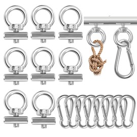 Piping Strip Hook Piping Stopper Awning Hooks: Awning Stopper Stainless Steel Awning Hook Camping Blocking Kit Piping Rail Accessories for Caravan, Motorhome, Caravan, Campervan, Boat, Camping Tent