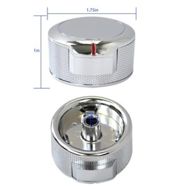 WELURE W11156487 Range Knob Compatible for KitchenAid KFED500EBS00,YKFED500ESS3,KFED500EBS03,KFED500EWH03,KFED500EBL03