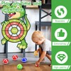 GXGM 1 x Dinosaur Toy, Children's Dartboard with 12 Sticky