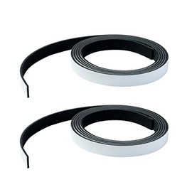 Tokyo Soundproofing Door Stop Tape TP-25, Black, Width 0.6 inches (15 mm) x Length 6.6 feet (2 m) x Thickness 0.1 inches (2.5 mm), Pack of 2