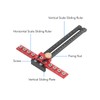 Cabinet Hardware Jig, Adjustable Drill Guide Template Tool Made of