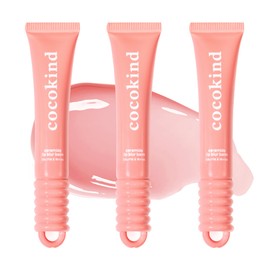 Cocokind Ceramide Lip Blur Balm, Be Kind - Coral Pink Hydrating Lip Balm with Ceramides & Peptides, Made for Sensitive Skin & Lips, Unflavored & Fragrance-Free - 3 pack
