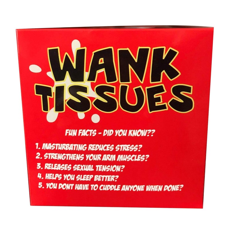 Laughing FOX Products Wank Tissues - Funny Novelty Gifts for