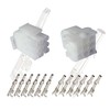 9-pin with 14-20 awg, Wire Connector - 2.13 mm snap