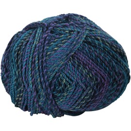 James Brett Marble Chunky Knitting Yarn 100% Soft Acrylic Wool 200g Ball (Purple & Blue Mix MC8)