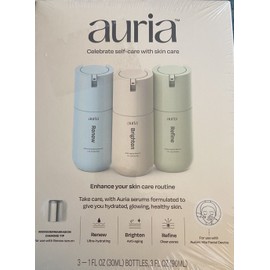 Auria VitaEnhanced Skin Care Set New anit-aging  hydrate serum microdermabras