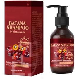 Batana Shampoo Promote Hair Growth, Hydrating Moisturizer Reduce Dandruff, Deep Nourish, Strengthens, Restores Damaged Brittle Hair for All Hair Types 3.51 fl oz