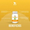 Vitamina C 100 Tabletas 500 Mg Cu, Protegete, Sistema Inmune,