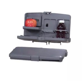 StoreSmith Make Road Trips  Folding Car Back Seat Table Tray 2pack GRAY Functiona