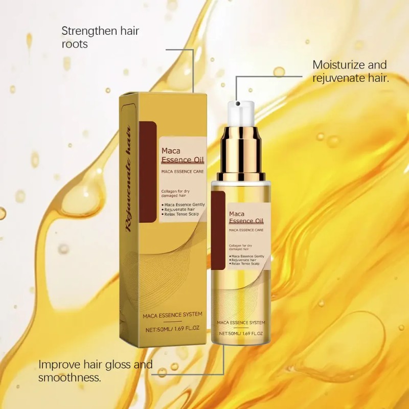 Bbspaceite Maca 50ml Para Cabello Seco Dañado Nutritivo Y.