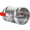 TOP-VIGOR 6 Inch HVAC Duct Manual Volume Backdraft Damper, Full