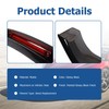 WFLNHB Glossy Black Trunk Spoiler Wing with Brake Light Lamp