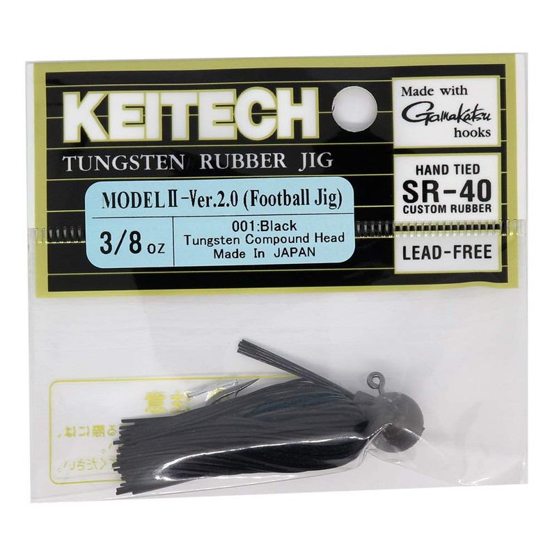 KEITECH Tungsten Rubber Jig Model 2 Football Jig Ver. 2.0