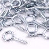 Large Screw in Eye Bolt Hooks 75mm Zinc Plated Eye