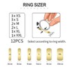 LIPIODOL 12 pcs Ring Size Adjuster, Invisible Ring Size Adjuster