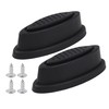 BQLZR Luggage Holder Side Bolt Base Replacement Black Feet Pad