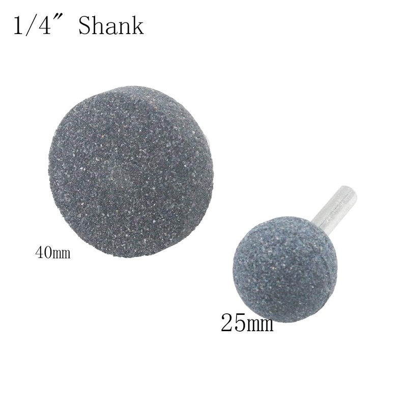 Inovsolid 8 Pcs Assorted Drill Grinding Stones 1/4 Inch Shank