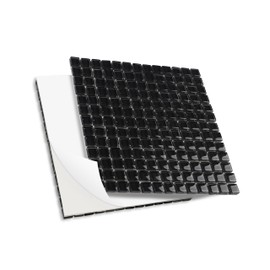 NicesungDECO 169 Particles Self-Adhesive 0.4X0.4 Inch Square Mosaic Tile. Hobbies Children Handmade Crystal Glass Tiles, Art Crafts, Mosaic Making Projects, Home Decoration DIY Art Projects (Black)