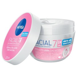 Nivea Cuidado Facial 7en1 Crema Ultra Ligera Tono Natural 375ML