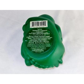 T. Annie's Bathtime Buddies Kids' Confetti Soap & Floating Soap Dish Hippo ,Duck, Alligator - Little Dino (Dinosaur)