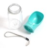 Leak-Proof Safety Lock Portable Dog Water Bottle with Wristband Attachment;