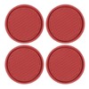 sourcing map 4pcs Car Cup Coasters Universal PVC Car Cup