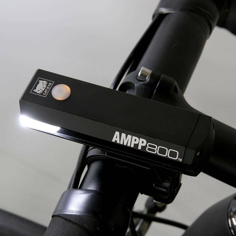 CatEye Unisex's Ampp 800 Front Bicycle Light, Black, One Size