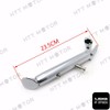 HTTMT AK-012- Adjustable Chrome Aluminum Kickstand Lowering Compatible with GSXR1300