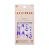 GoldFinger 24 Pcs Press On Nails, Long Coffin Fake Nails,