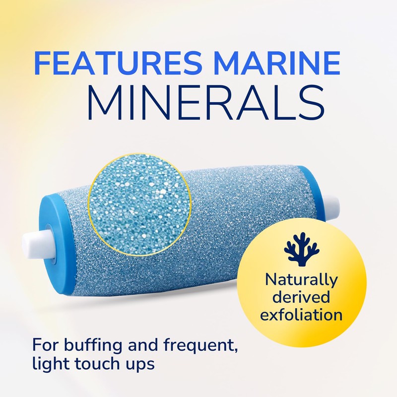 Dr. Scholl's Electric Foot File Replacement Roller Heads - Buffs