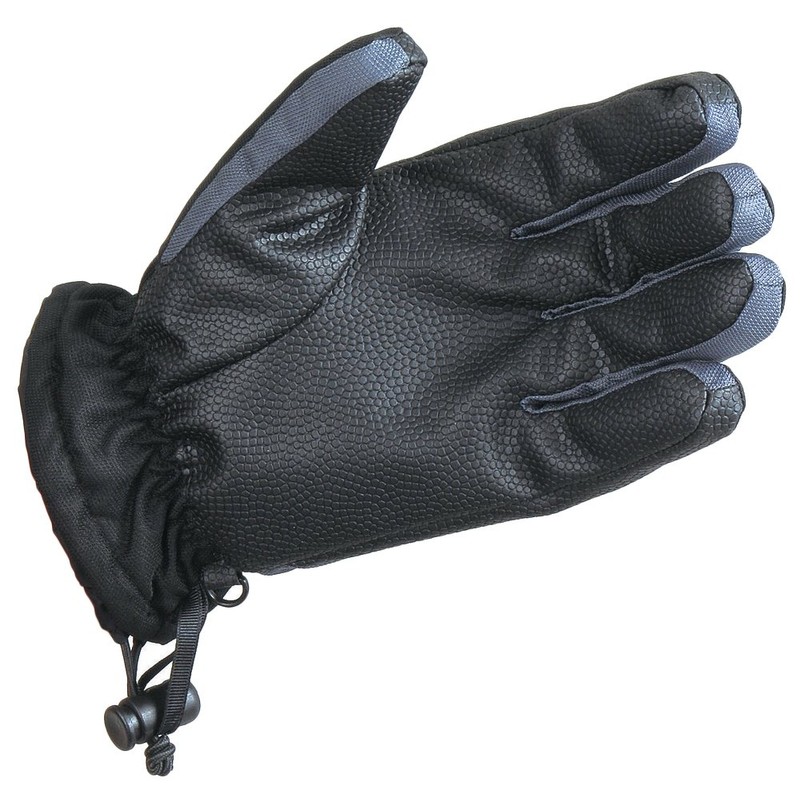 おたふく手袋 冬用防寒手袋 ホットエースプロライト [防水 フリースインナー ワンタッチしぼり機能] HA-325 ブラック LL