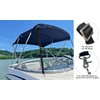 Adjustable Bimini Boat Top Straps,Two Hooks Marine Awning Webbing Straps,with