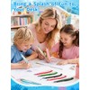UAYVEBS 9Pcs Fish Pen, Realistic Fishing Party Favors Pen