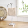 BESy 17 Inch Polished Chrome Stand Towel Bar Hanger Hand