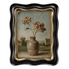 Afuly Black 5x7 Picture Frame Vintage Gold Wavy Resin Photo