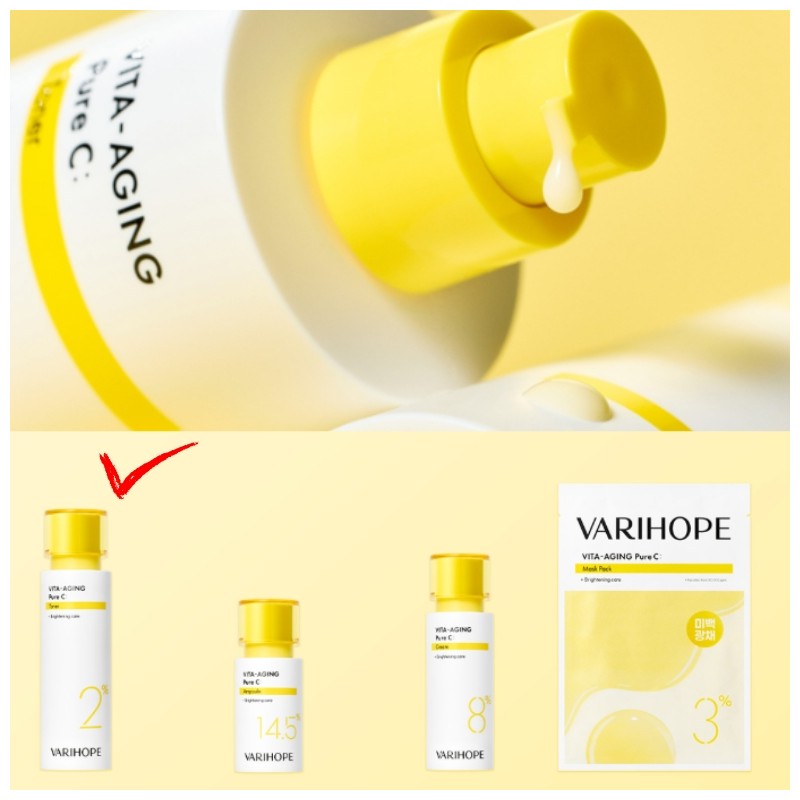VARI:HOPE 8 Days Vita-Aging Pure C Toner 100ml