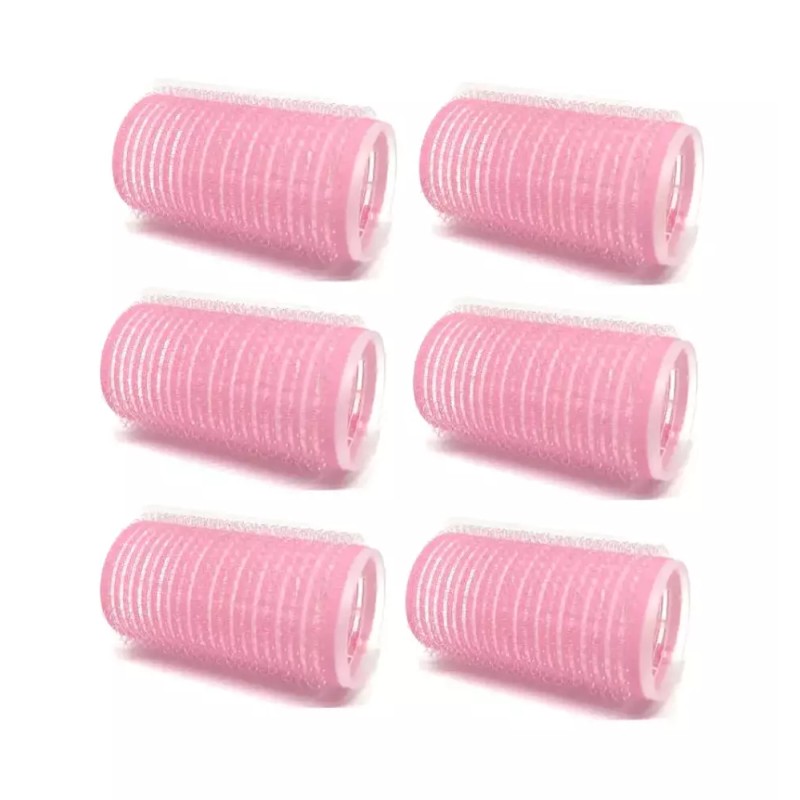 셀프 그립 헤어 롤러 다양한 색상 6PC Self Grip Hair