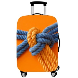 DOTBUY Elastic Suitcase Cover, 3D Travel Suitcase Protective Cover, Protective Cover, Washable Travel Suitcase Cover, Rope, rope
