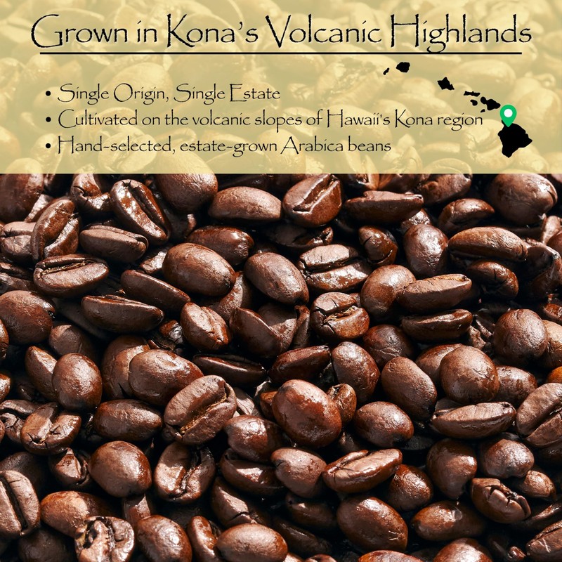 Kona Kulana Farms Whole Bean Dark Roast – 100% Estate