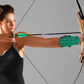 KESHES Archery Arm Guard - Adjustable Forearm Wrist Guard for Bow Hunting Accessories for Teenagers and Adults (Camouflage, 23 cm)