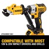 DEWALT Metal Shear/Cutter Drill Attachment, Impact Ready, 360 Degree Pivoting