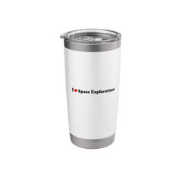 I Love Space Exploration Stainless Steel Insulated Tumbler