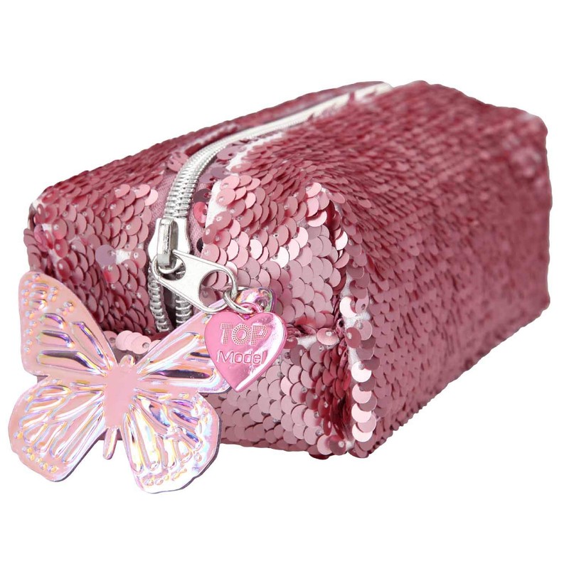 Depesche Fantasy Model Ballet 10648 Pencil Case with Sequins, Pink,