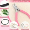LEONTOOL Mini Nipper, Tool, Handicraft, Spring Included, Small Nipper, Diagonal